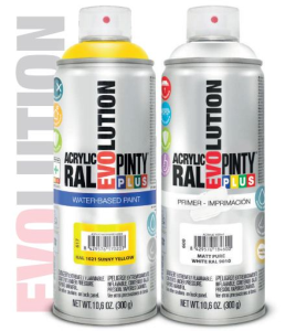 Pintura spray pintyplus evolution water based